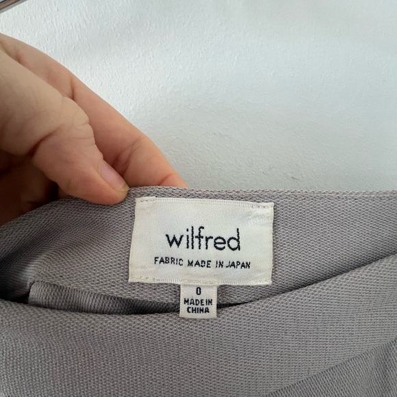 Aritzia Wilfred Wide Leg Crepe Lalament Culottes - Picture 5 of 5